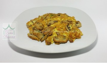 Champiñon Revuelto con Huevo