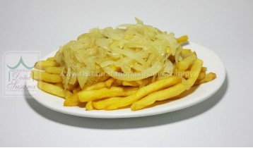 Papas con Salsa de Cebollas