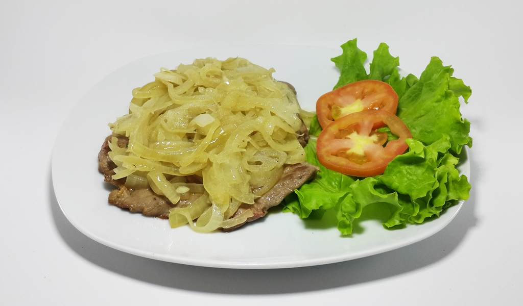 Bife con Cebolla