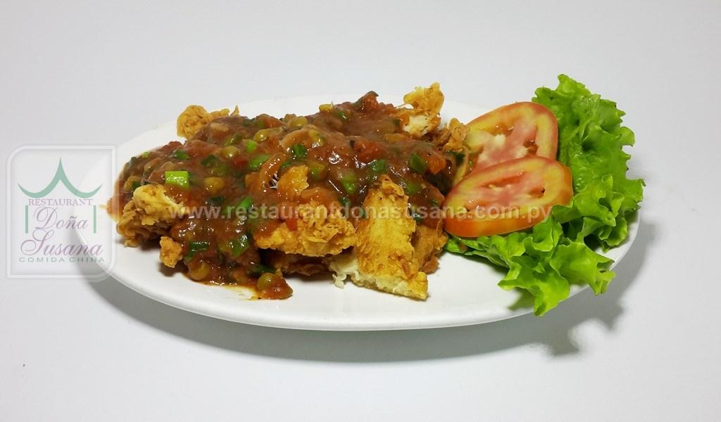 Merluza en Salsa de Tomate