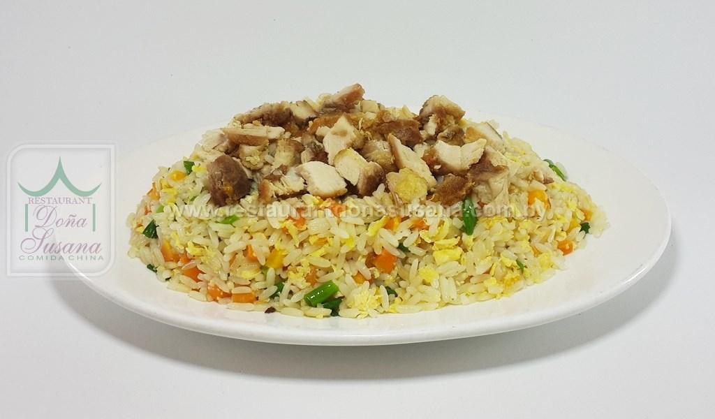 Arroz Frito con Pollo