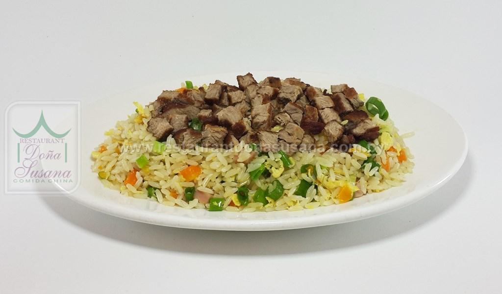 Arroz Frito Mixto con Carne