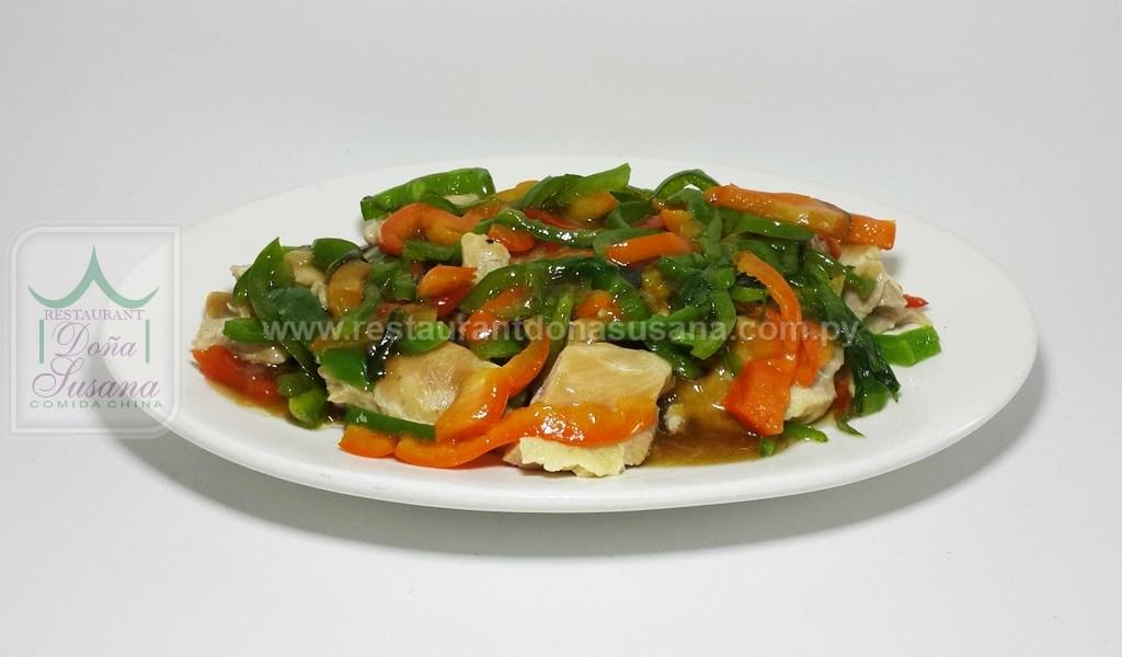 Pollo con Aceite de Cebollita