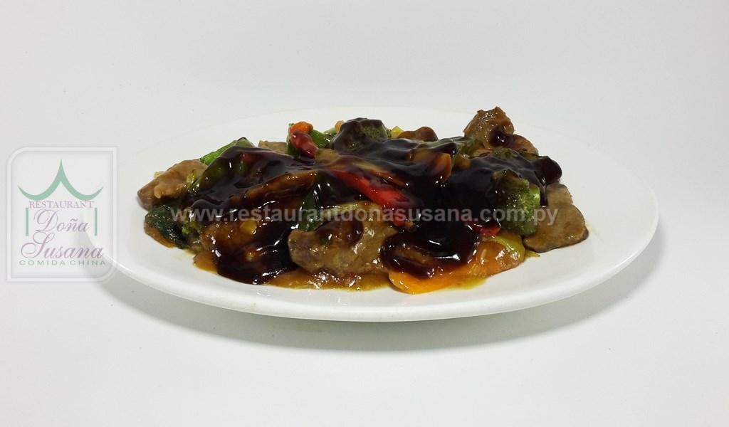 Carne con Salsa de Ostras