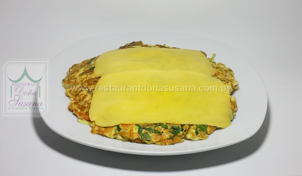 Tortillón de Verdura con Queso